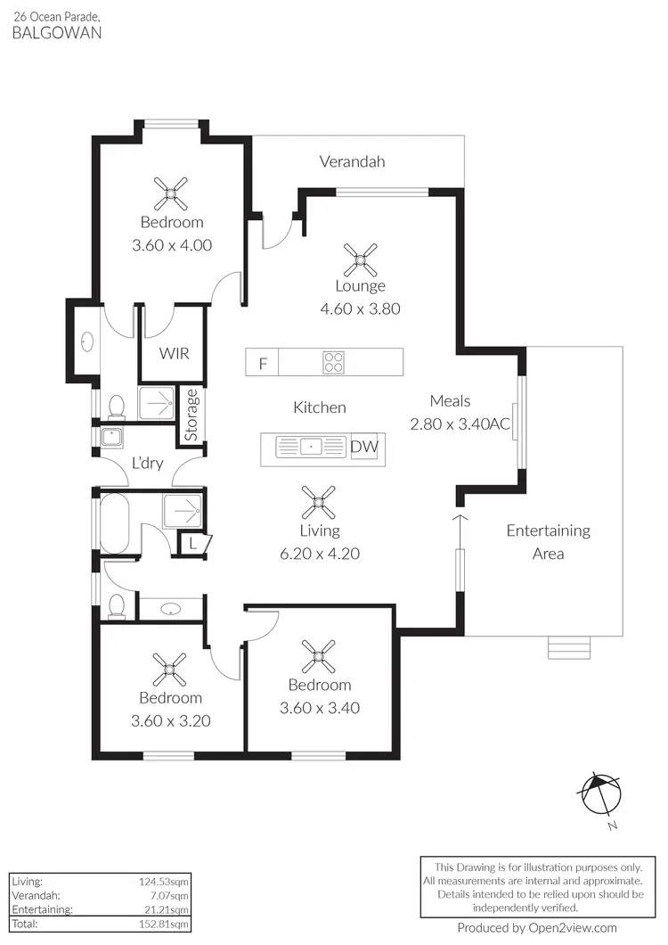 Floorplan of Homely house listing, 26 Ocean Parade, Balgowan SA 5573