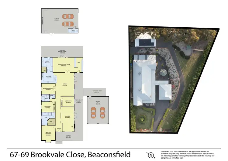 Floorplan of Homely house listing, 67-69 Brookvale Close, Beaconsfield VIC 3807