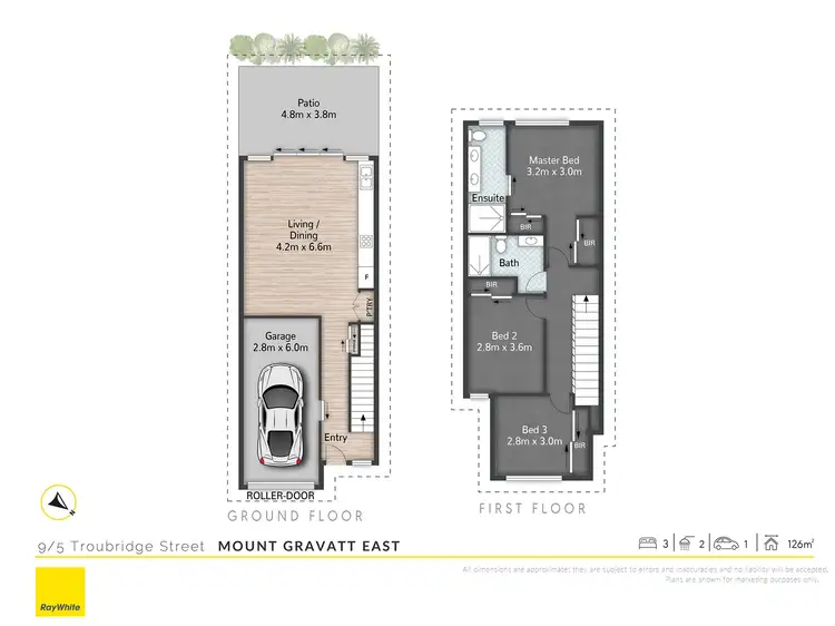 Floorplan of Homely townhouse listing, 9/5 Troubridge Street, Mount Gravatt East QLD 4122