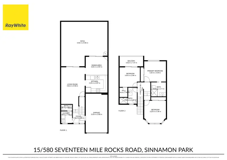 Floorplan of Homely unit listing, 15/580 Seventeen Mile Rocks Road, Sinnamon Park QLD 4073