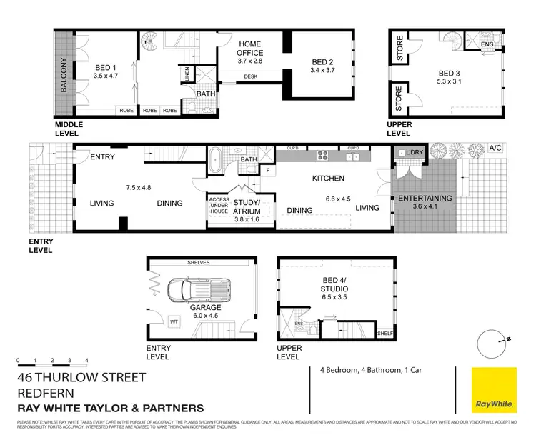 Floorplan of Homely house listing, 46 Thurlow Street, Redfern NSW 2016