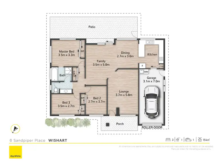 Floorplan of Homely house listing, 6 Sandpiper Place, Wishart QLD 4122