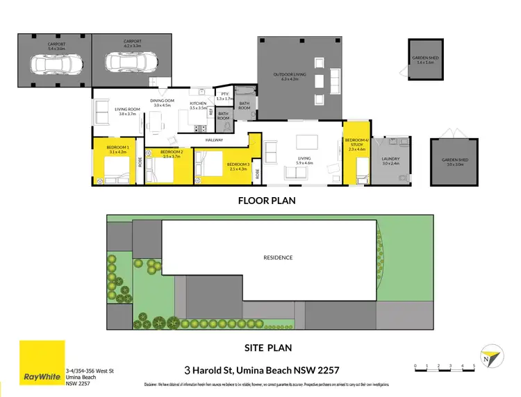 Floorplan of Homely house listing, 3 Harold Street, Umina Beach NSW 2257