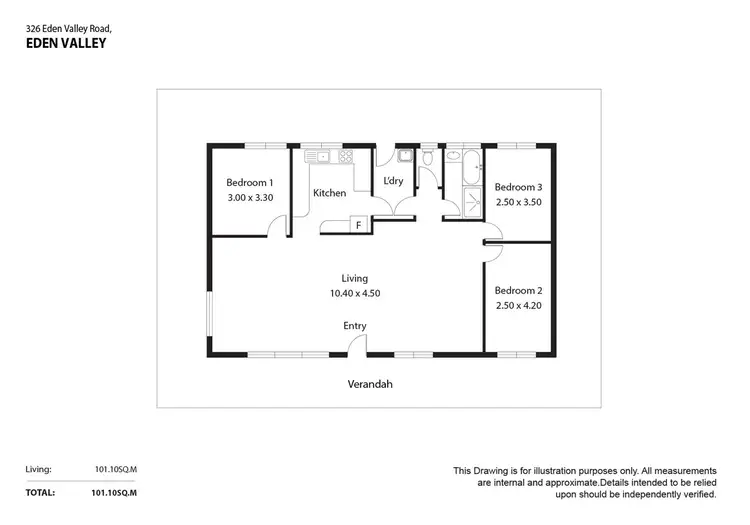 Floorplan of Homely rural property listing, 362 Rhine Park Road, Eden Valley SA 5235
