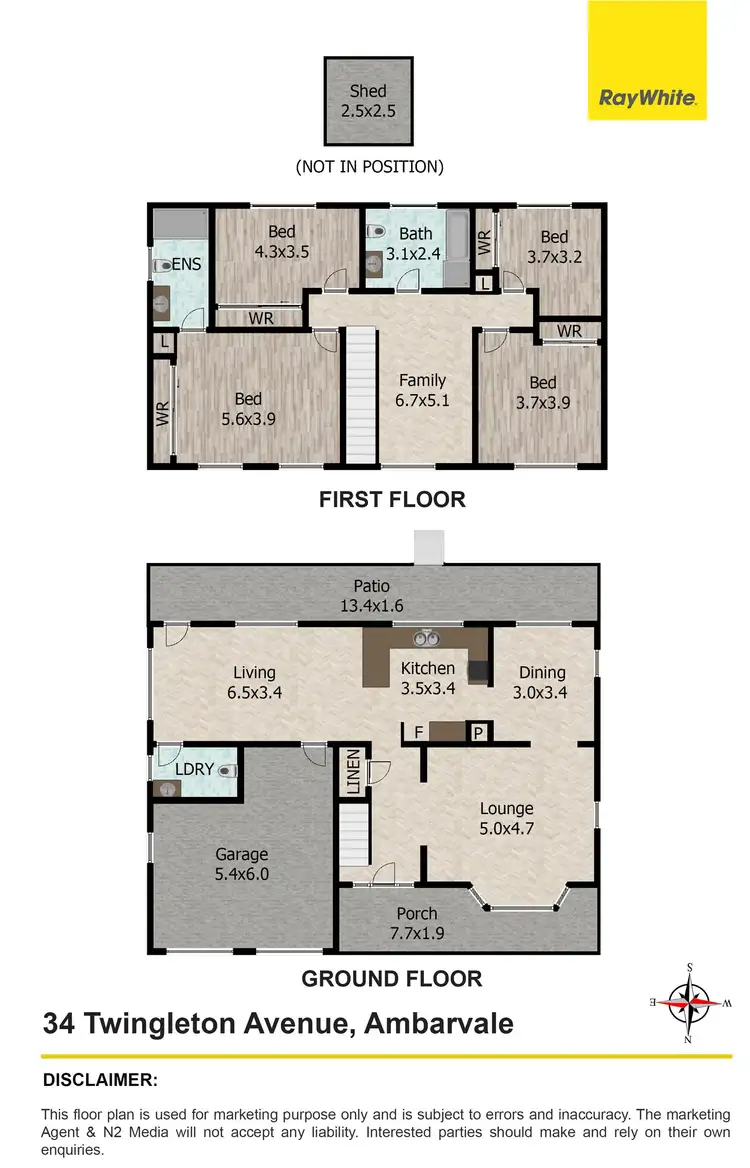 Floorplan of Homely house listing, 34 Twingleton Avenue, Ambarvale NSW 2560