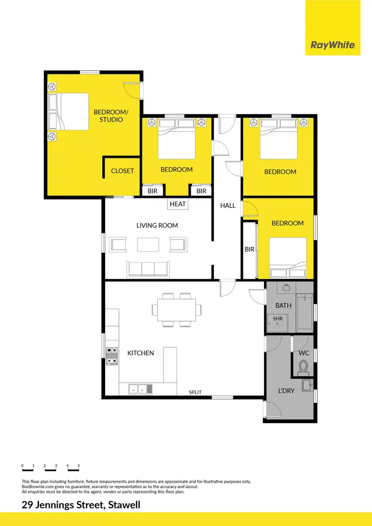 Floorplan of Homely house listing, 29 Jennings Street, Stawell VIC 3380