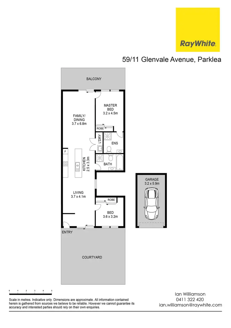 Floorplan of Homely apartment listing, 59/11 Glenvale Avenue, Parklea NSW 2768