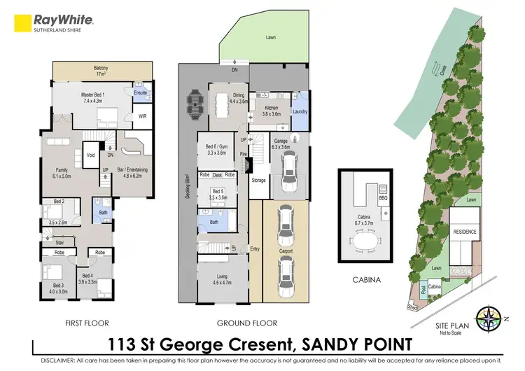 Floorplan of Homely house listing, 113 St George Crescent, Sandy Point NSW 2172