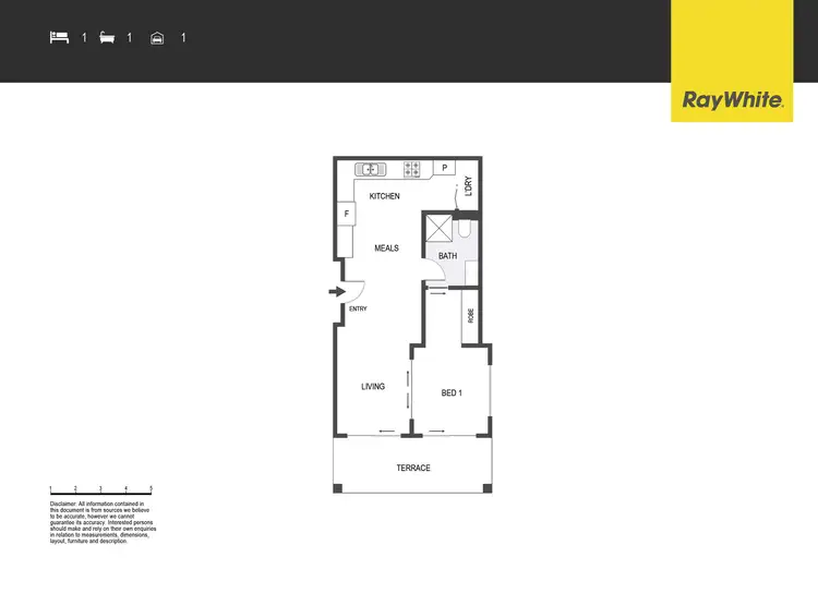Floorplan of Homely apartment listing, 2/33 Forbes Street, Turner ACT 2612