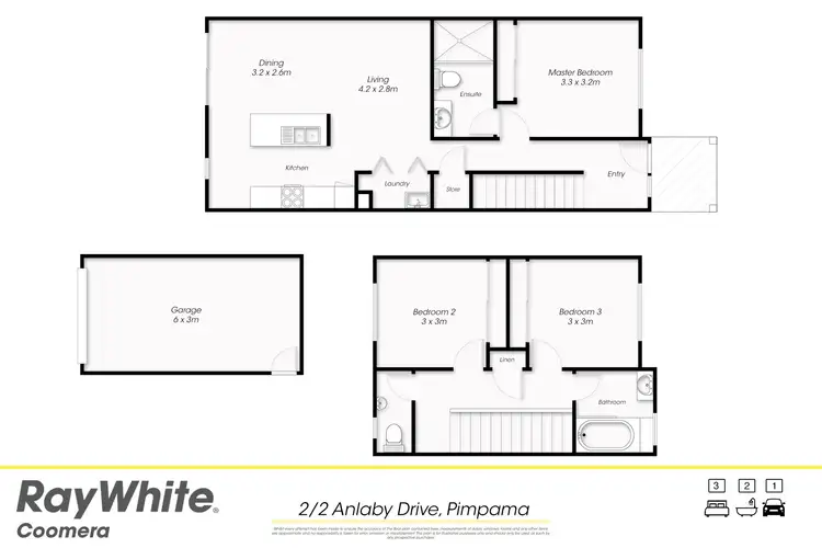 Floorplan of Homely house listing, 2/2 Anlaby Drive, Pimpama QLD 4209