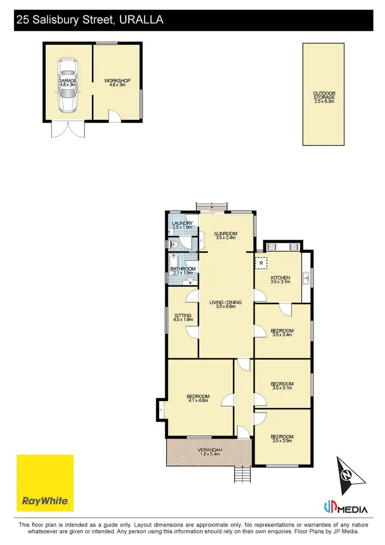 Floorplan of Homely house listing, 25 Salisbury Street, Uralla NSW 2358