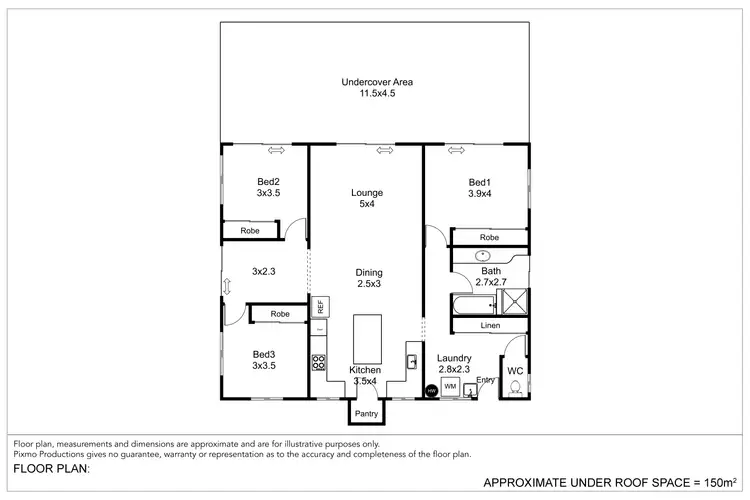 Floorplan of Homely house listing, 16 Mary Street, Woodford QLD 4514