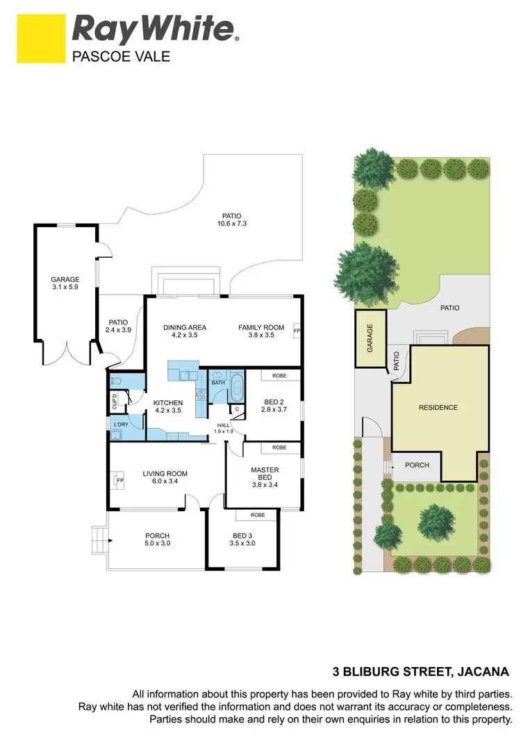 Floorplan of Homely house listing, 3 Bliburg Street, Jacana VIC 3047