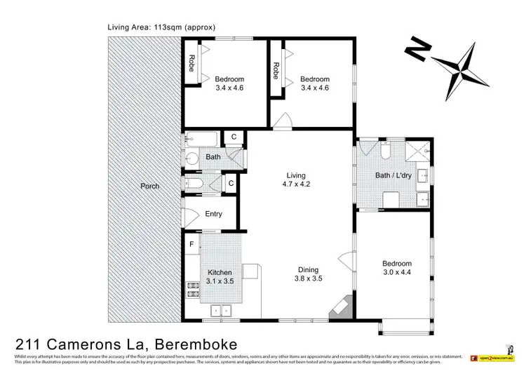 Floorplan of Homely house listing, 211 Camerons Lane, Beremboke VIC 3342