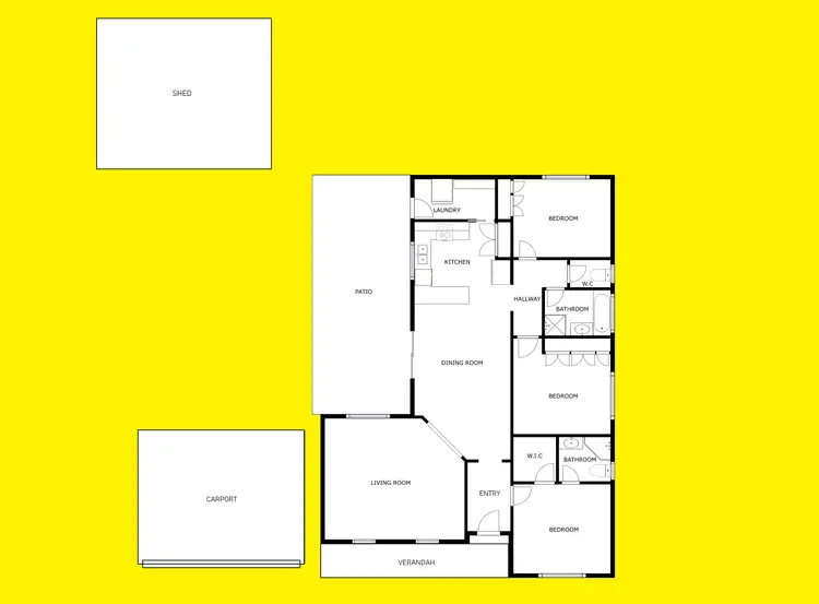 Floorplan of Homely house listing, 15 Panorama Drive, Mildura VIC 3500