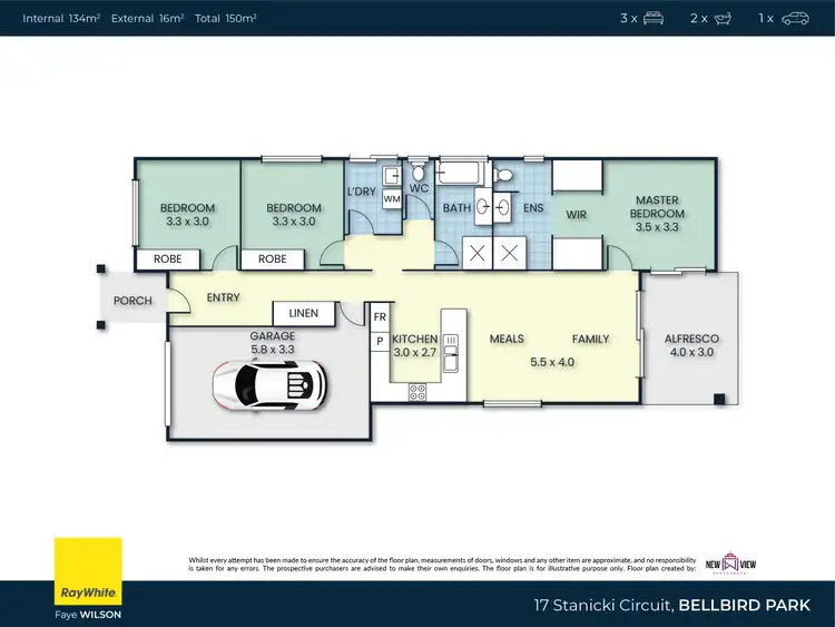 Floorplan of Homely house listing, 17 Stanicki Circuit, Bellbird Park QLD 4300