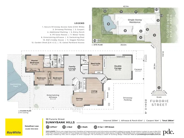 Floorplan of Homely house listing, 38 Furorie Street, Sunnybank Hills QLD 4109
