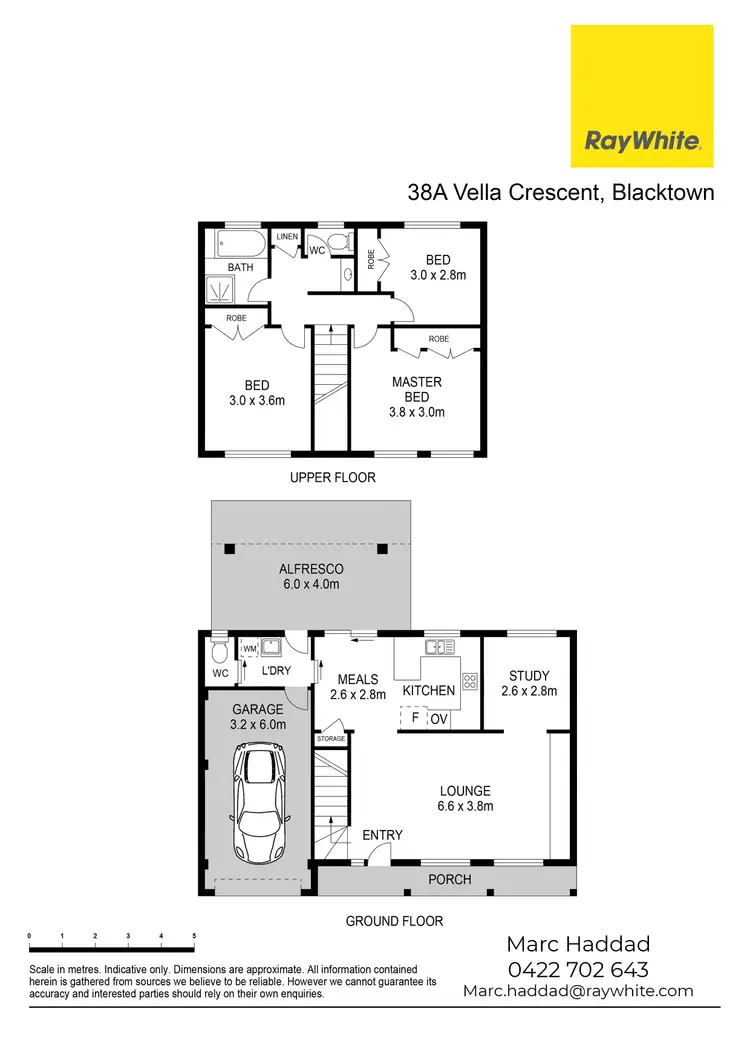 Floorplan of Homely semi-detached listing, 38a Vella Crescent, Blacktown NSW 2148