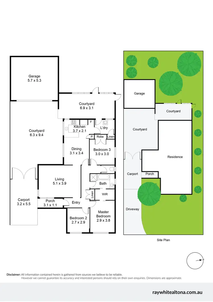 Floorplan of Homely house listing, 18 Gordon Avenue South, Altona Meadows VIC 3028