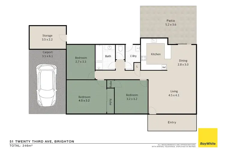 Floorplan of Homely house listing, 51 Twenty Third Avenue, Brighton QLD 4017