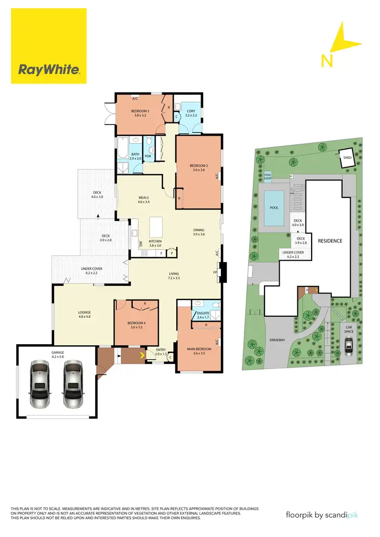 Floorplan of Homely house listing, 36 Croydon Hills Drive, Croydon Hills VIC 3136