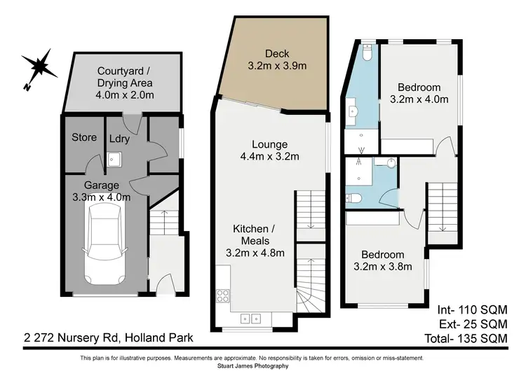 Floorplan of Homely townhouse listing, 2/272 Nursery Road, Holland Park QLD 4121