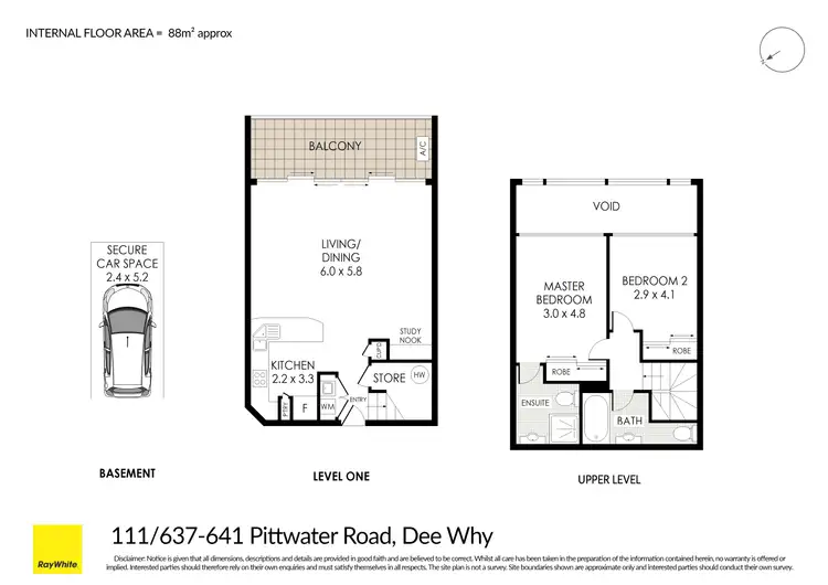 Floorplan of Homely apartment listing, 111/637-641 Pittwater Road, Dee Why NSW 2099