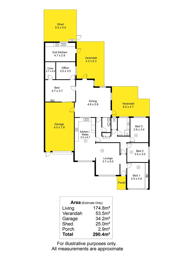 Floorplan of Homely house listing, 58 Levistone Street, Seaton SA 5023
