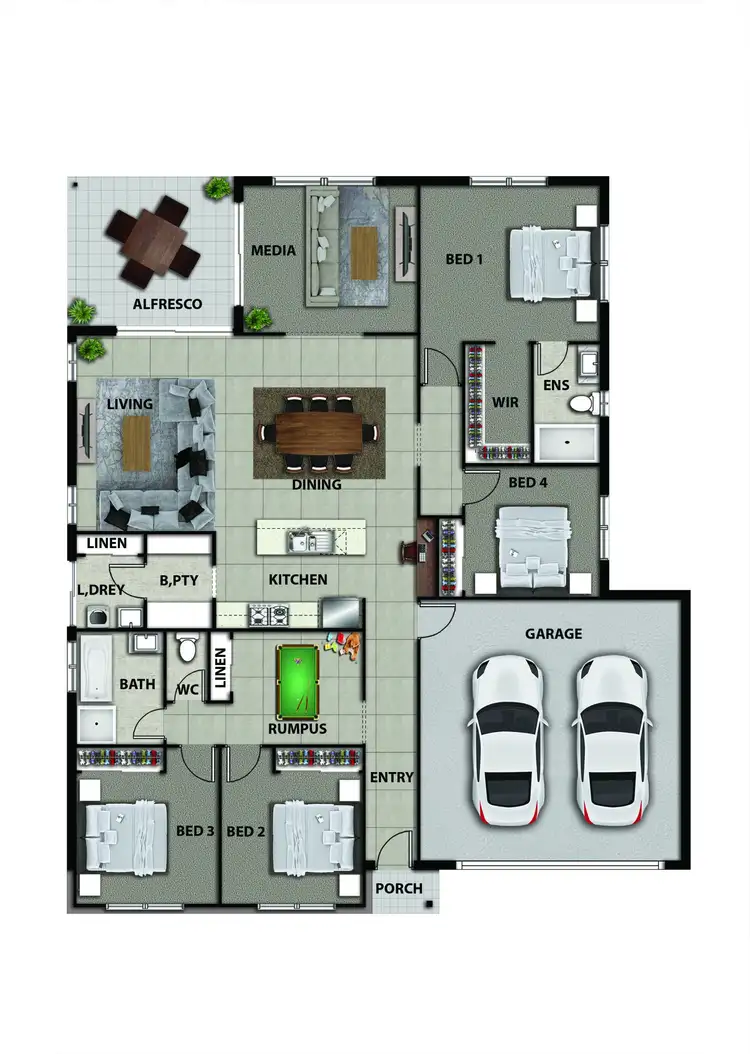 Floorplan of Homely house listing, 4 Knox Court, Bargara QLD 4670