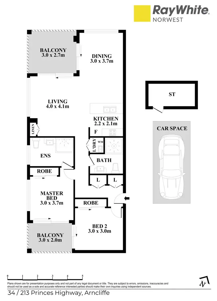 Floorplan of Homely apartment listing, 34/213 Princes Highway, Arncliffe NSW 2205