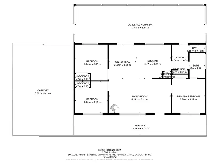 Floorplan of Homely rural property listing, 420 Seymour-Tooborac Road, Hilldene VIC 3660