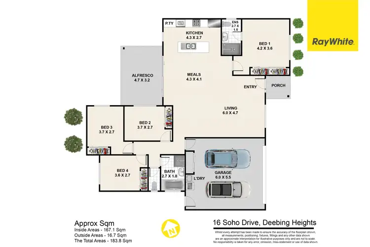 Floorplan of Homely house listing, 16 Soho Drive, Deebing Heights QLD 4306