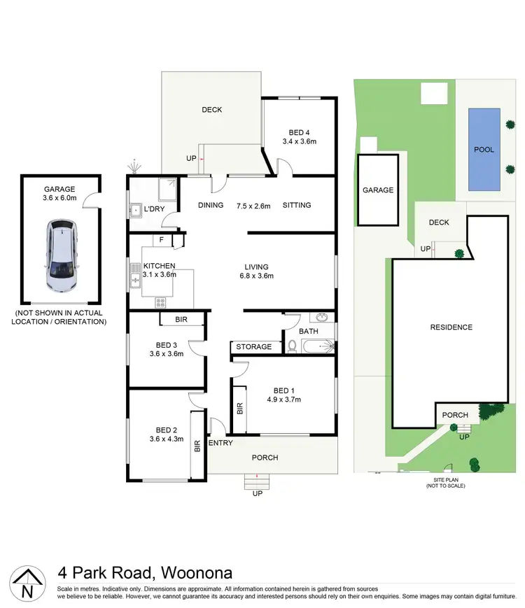 Floorplan of Homely house listing, 4 Park Road, Woonona NSW 2517