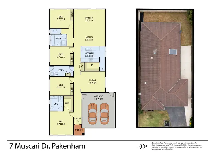 Floorplan of Homely house listing, 7 Muscari Drive, Pakenham VIC 3810