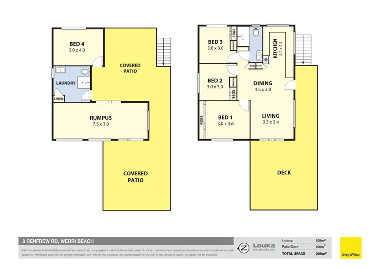Floorplan of Homely house listing, 8 Renfrew Road, Werri Beach NSW 2534