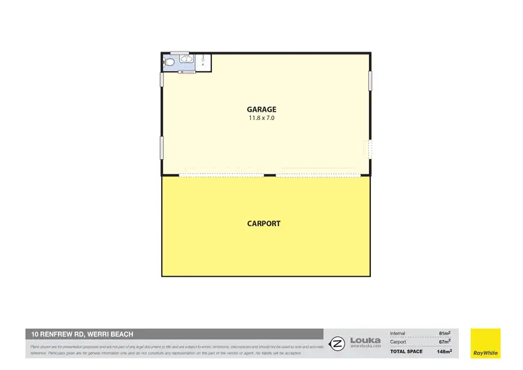 Floorplan of Homely land listing, 10 Renfrew Road, Werri Beach NSW 2534