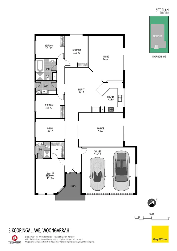 Floorplan of Homely house listing, 3 Kooringal Avenue, Woongarrah NSW 2259