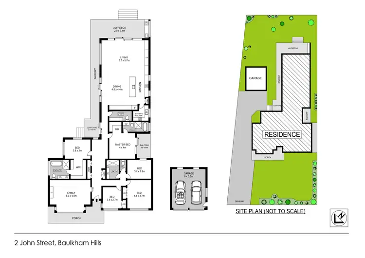 Floorplan of Homely house listing, 2 John Street, Baulkham Hills NSW 2153