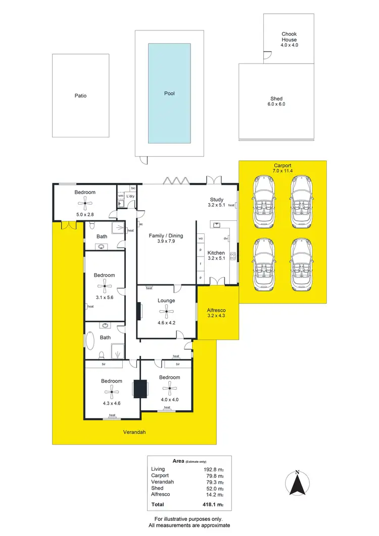 Floorplan of Homely house listing, 10 Sheoak Road, Belair SA 5052