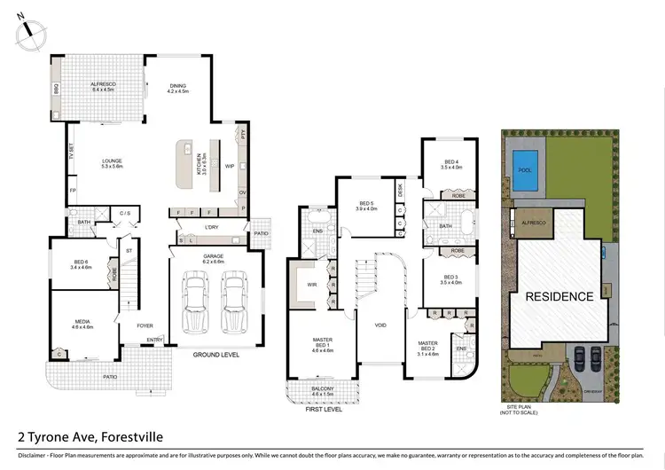 Floorplan of Homely house listing, 2 Tyrone Avenue, Forestville NSW 2087