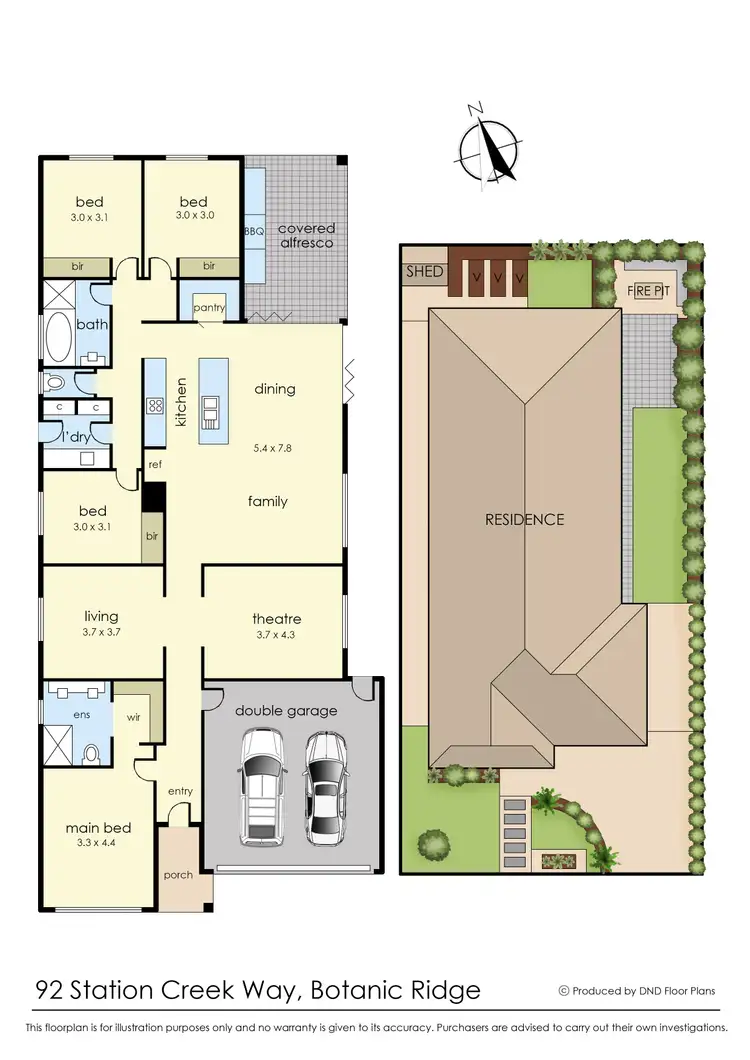 Floorplan of Homely house listing, 92 Station Creek Way, Botanic Ridge VIC 3977