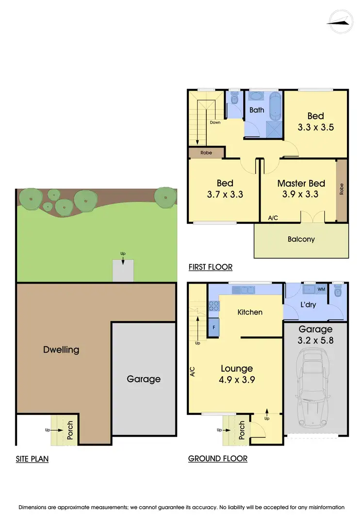 Floorplan of Homely townhouse listing, 2/1767 Dandenong Road, Oakleigh East VIC 3166