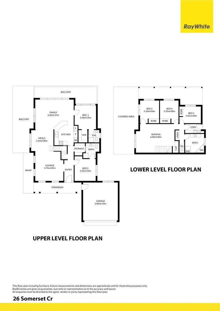Floorplan of Homely house listing, 26 Somerset Crescent, Mansfield VIC 3722