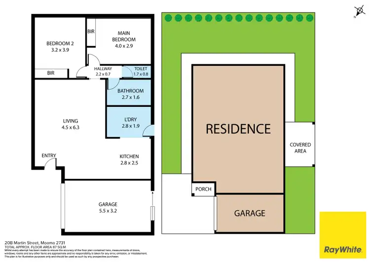 Floorplan of Homely unit listing, 20B Martin Street, Moama NSW 2731