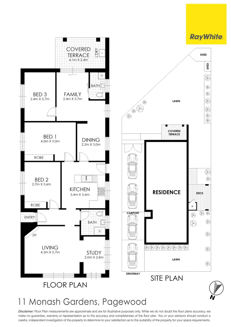 Floorplan of Homely house listing, 11 Monash Gardens, Pagewood NSW 2035