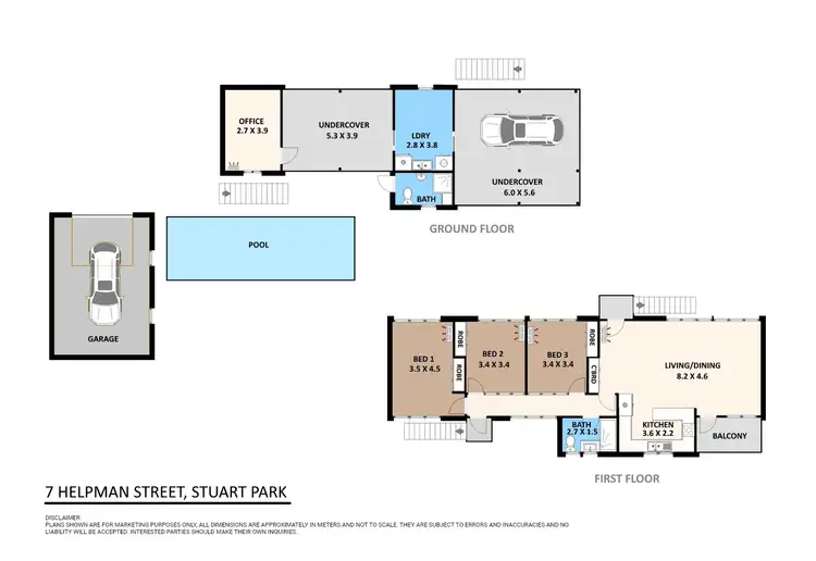 Floorplan of Homely house listing, 7 Helpman Street, Stuart Park NT 820