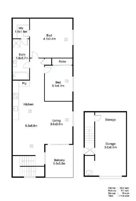 Floorplan of Homely house listing, 17 Tulloch Drive, St Clair SA 5011