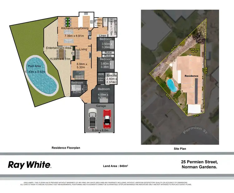 Floorplan of Homely house listing, 25 Permien Street, Norman Gardens QLD 4701