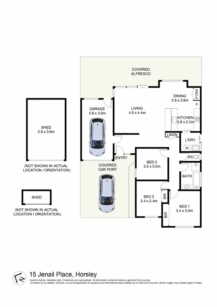 Floorplan of Homely house listing, 15 Jenail Place, Horsley NSW 2530