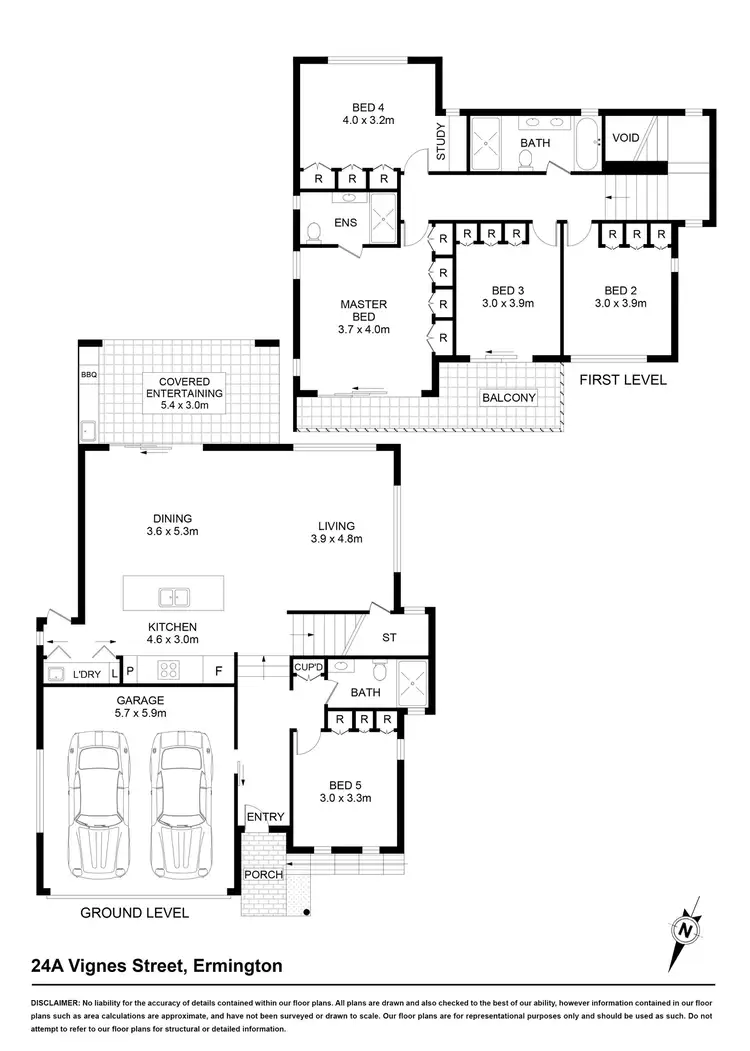 Floorplan of Homely house listing, 24A Vignes Street, Ermington NSW 2115